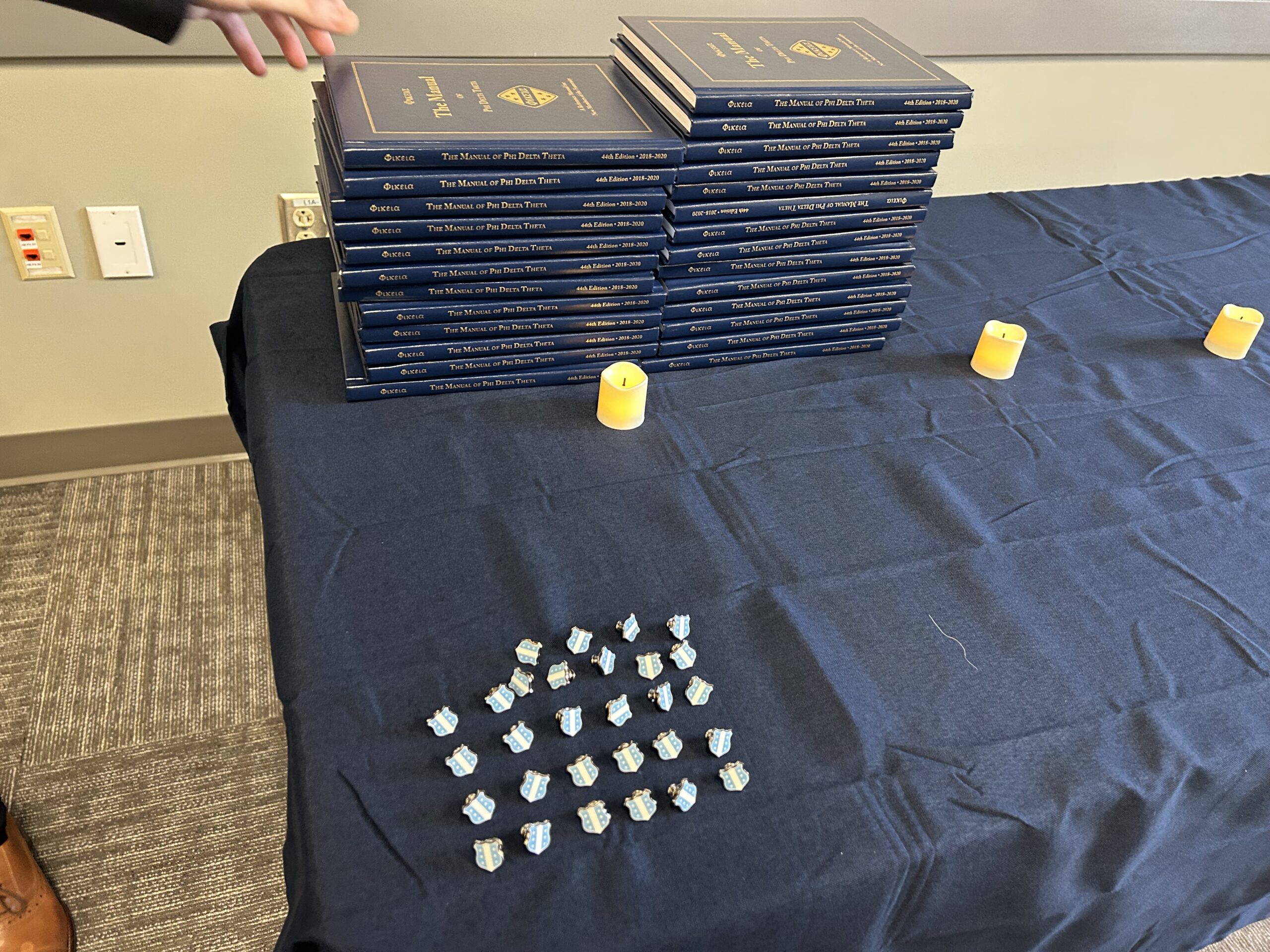 VA Mu Emerging Chapter Phikeia Manuals Pins
