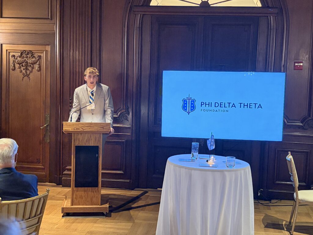 Phi Delta Theta DC Reception Logan Anderson