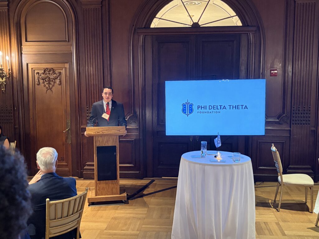Phi Delta Theta DC Reception Alejandro Touset